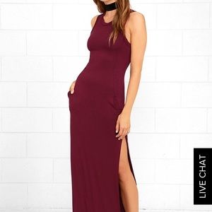 Lulu’s maxi dress size XS